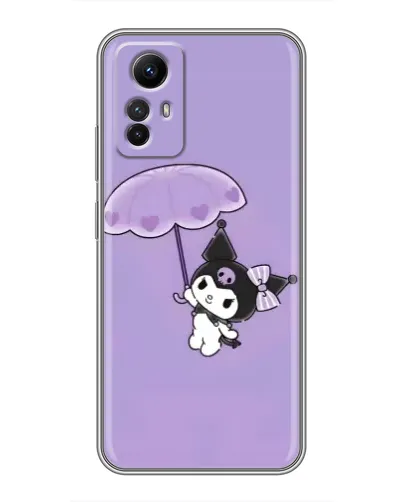 Чехол для Xiaomi Redmi Note 12s с картинкой «Kuromi с зонтиком»