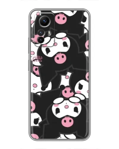 Чехол для Xiaomi Redmi Note 12s с картинкой «Паттерн голов Куроми»