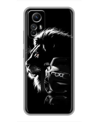 Чехол для Xiaomi Redmi Note 12s с картинкой «BMW и лев» Чехол для Xiaomi Redmi Note 12s с картинкой «BMW и лев»