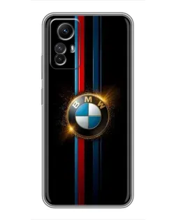 Чехол для Xiaomi Redmi Note 12s с картинкой «BMW M-Power неон»