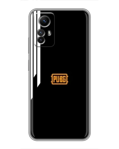 Чехол для Xiaomi Redmi Note 12s с картинкой «PUBG — вертикальные линии»