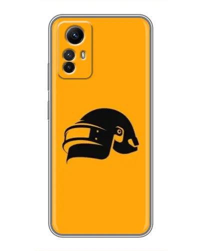 Чехол для Xiaomi Redmi Note 12s с картинкой «PUBG — золотой шлем»