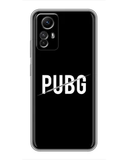 Чехол для Xiaomi Redmi Note 12s с картинкой «PUBG — белый логотип»
