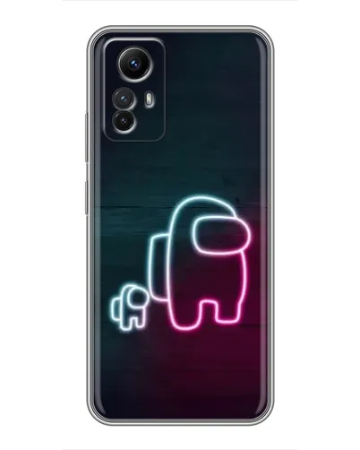 Чехол для Xiaomi Redmi Note 12s с картинкой «Among Us неон-арт» Чехол для Xiaomi Redmi Note 12s с картинкой «Among Us неон-арт»