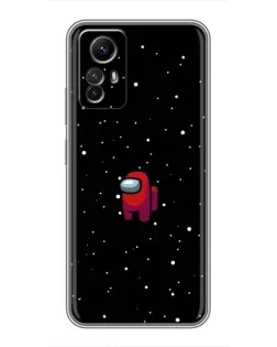 Чехол для Xiaomi Redmi Note 12s с картинкой «Красный Among Us»
