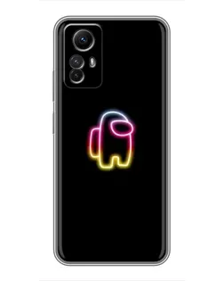 Чехол для Xiaomi Redmi Note 12s с картинкой «Among Us градиент»