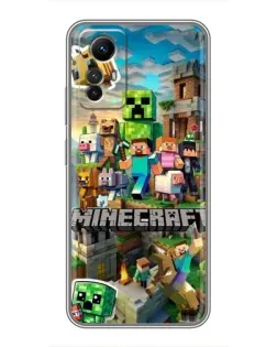 Чохол для Xiaomi Redmi Note 12s з картинкою «Замок Minecraft» Чохол для Xiaomi Redmi Note 12s з картинкою «Замок Minecraft»
