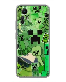 Чохол для Xiaomi Redmi Note 12s з картинкою «Кріпери Minecraft» Чохол для Xiaomi Redmi Note 12s з картинкою «Кріпери Minecraft»