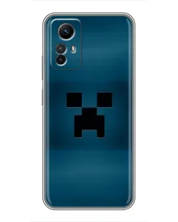 Чехол для Xiaomi Redmi Note 12s с картинкой «Крипер текстура»