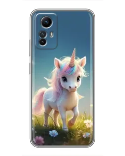 Чехол для Xiaomi Redmi Note 12s с картинкой «Единорог на поляне» Чехол для Xiaomi Redmi Note 12s с картинкой «Единорог на поляне»