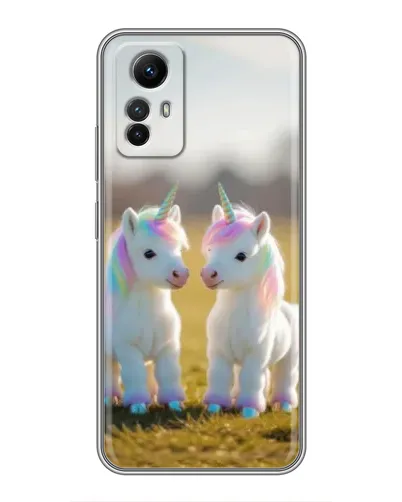Чехол для Xiaomi Redmi Note 12s с картинкой «Пара единорогов» Чехол для Xiaomi Redmi Note 12s с картинкой «Пара единорогов»