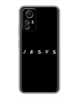 Чехол для Xiaomi Redmi Note 12s с картинкой «Точки веры J.E.S.U.S.»