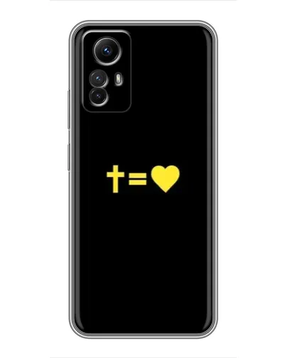 Чехол для Xiaomi Redmi Note 12s с картинкой «Сердце и Крест» Чехол для Xiaomi Redmi Note 12s с картинкой «Сердце и Крест»