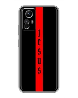 Чехол для Xiaomi Redmi Note 12s с картинкой «Красная линия веры»