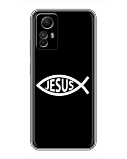 Чехол для Xiaomi Redmi Note 12s с картинкой «Классический Jesus»