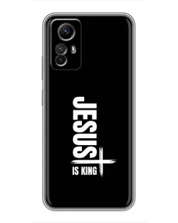 Чехол для Xiaomi Redmi Note 12s с картинкой «Вертикаль веры Jesus»