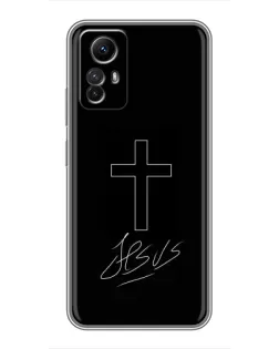 Чохол для Xiaomi Redmi Note 12s з картинкою «Графічний хрест Jesus» Чохол для Xiaomi Redmi Note 12s з картинкою «Графічний хрест Jesus»