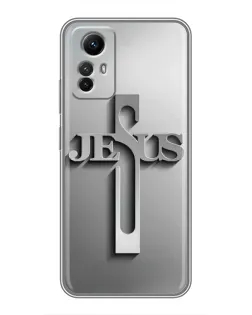 Чохол для Xiaomi Redmi Note 12s з картинкою «Металевий хрест Jesus» Чохол для Xiaomi Redmi Note 12s з картинкою «Металевий хрест Jesus»