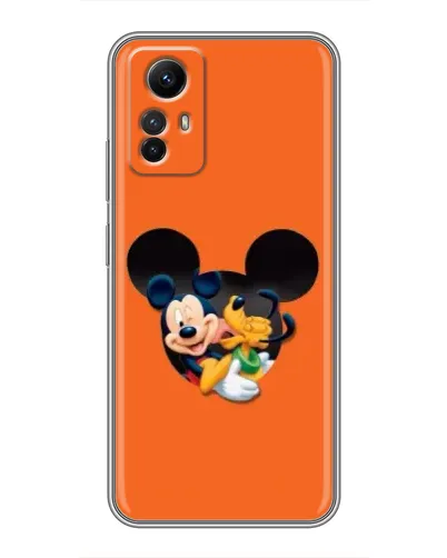 Чехол для Xiaomi Redmi Note 12s с картинкой «Сердце Микки Минни»