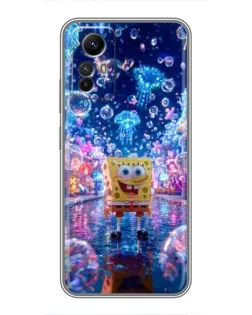 Чехол для Xiaomi Redmi Note 12s с картинкой «Неоновый океан»