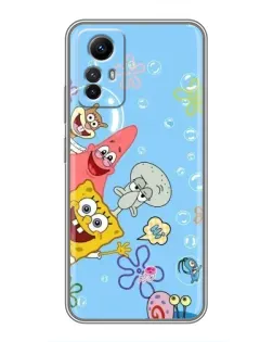 Чехол для Xiaomi Redmi Note 12s с картинкой «Веселые пузырьки»
