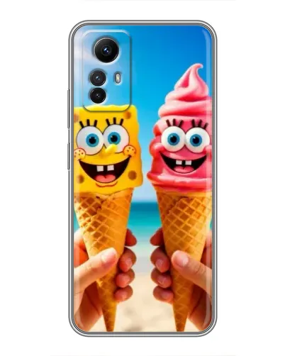 Чехол для Xiaomi Redmi Note 12s с картинкой «Спанч Боб мороженое» Чехол для Xiaomi Redmi Note 12s с картинкой «Спанч Боб мороженое»