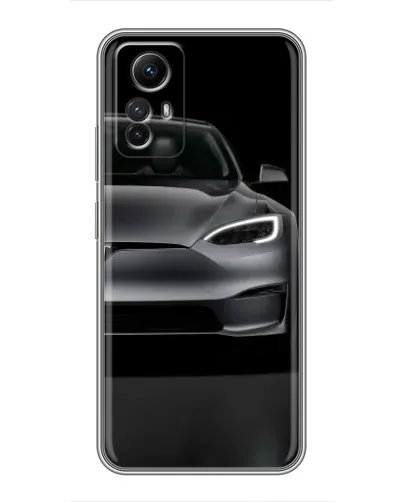 Чехол для Xiaomi Redmi Note 12s с картинкой «Tesla Model S Look» Чехол для Xiaomi Redmi Note 12s с картинкой «Tesla Model S Look»
