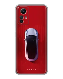 Чохол для Xiaomi Redmi Note 12s з картинкою «Tesla Top View» Чохол для Xiaomi Redmi Note 12s з картинкою «Tesla Top View»