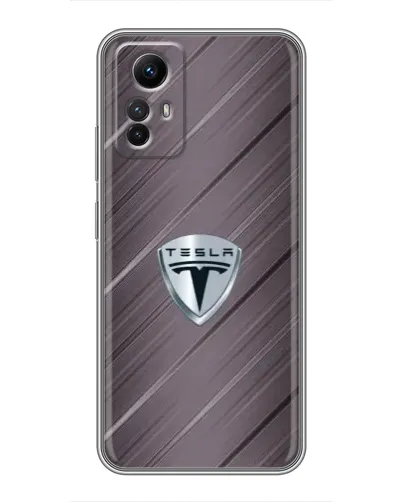 Чехол для Xiaomi Redmi Note 12s с картинкой «Металлическая текстура Tesla» Чехол для Xiaomi Redmi Note 12s с картинкой «Металлическая текстура Tesla»