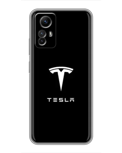 Чехол для Xiaomi Redmi Note 12s с картинкой «Tesla White Logo» Чехол для Xiaomi Redmi Note 12s с картинкой «Tesla White Logo»