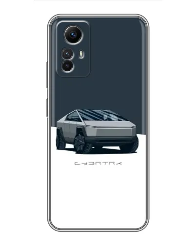Чехол для Xiaomi Redmi Note 12s с картинкой «Серебристый Cybertruck Tesla» Чехол для Xiaomi Redmi Note 12s с картинкой «Серебристый Cybertruck Tesla»