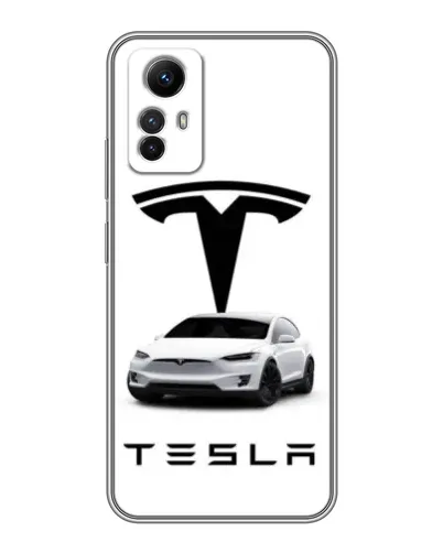 Чехол для Xiaomi Redmi Note 12s с картинкой «Tesla White Style» Чехол для Xiaomi Redmi Note 12s с картинкой «Tesla White Style»