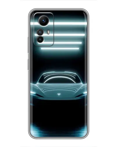 Чехол для Xiaomi Redmi Note 12s с картинкой «Tesla в неоне» Чехол для Xiaomi Redmi Note 12s с картинкой «Tesla в неоне»