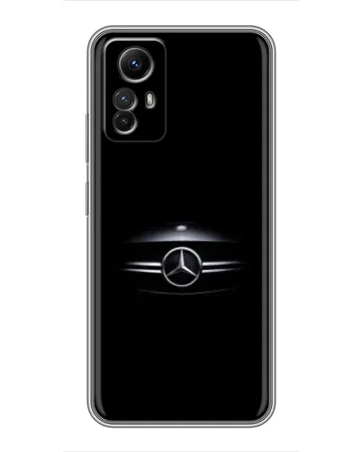 Чехол для Xiaomi Redmi Note 12s с картинкой «Mercedes — абстрактные линии»
