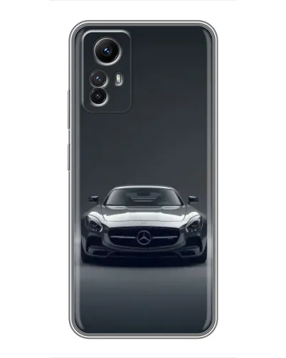 Чехол для Xiaomi Redmi Note 12s с картинкой «Mercedes на черном»