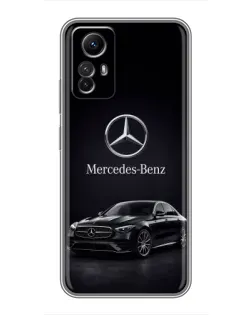 Чехол для Xiaomi Redmi Note 12s с картинкой «Mercedes — решетка радиатора»