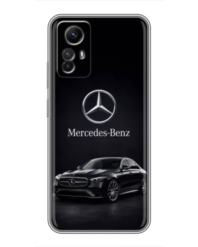 Чехол для Xiaomi Redmi Note 12s с картинкой «Mercedes — решетка радиатора»