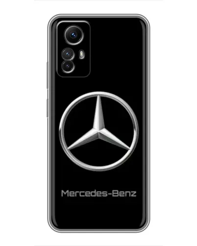 Чехол для Xiaomi Redmi Note 12s с картинкой «Mercedes Silver Logo»