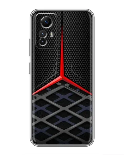 Чехол для Xiaomi Redmi Note 12s с картинкой «Mercedes Carbon Grid»