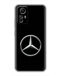 Чехол для Xiaomi Redmi Note 12s с картинкой «Mercedes классический лого»