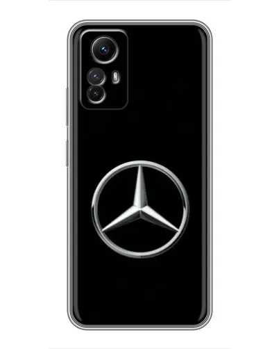 Чехол для Xiaomi Redmi Note 12s с картинкой «Mercedes классический лого»