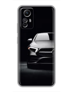 Чехол для Xiaomi Redmi Note 12s с картинкой «Свет фар Mercedes»