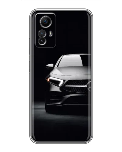 Чехол для Xiaomi Redmi Note 12s с картинкой «Свет фар Mercedes»