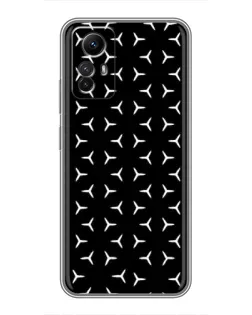 Чохол для Xiaomi Redmi Note 12s з картинкою «Mercedes паттерн зірок»
