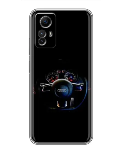 Чехол для Xiaomi Redmi Note 12s с картинкой «Салон Audi — руль» Чехол для Xiaomi Redmi Note 12s с картинкой «Салон Audi — руль»