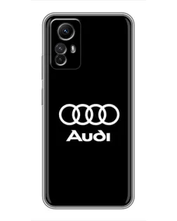 Чехол для Xiaomi Redmi Note 12s с картинкой «Классическое лого Audi»