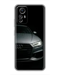 Чехол для Xiaomi Redmi Note 12s с картинкой «Audi — детализация кузова»