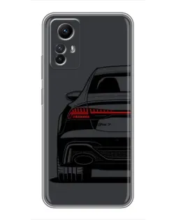 Чехол для Xiaomi Redmi Note 12s с картинкой «Задняя часть Audi — арт»