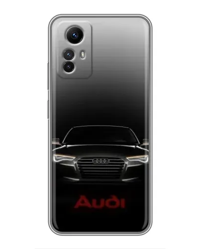 Чехол для Xiaomi Redmi Note 12s с картинкой «Audi — градиентный контур» Чехол для Xiaomi Redmi Note 12s с картинкой «Audi — градиентный контур»