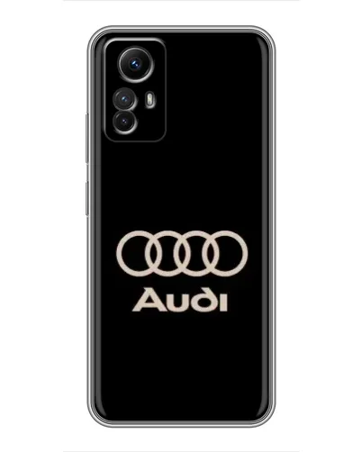 Чехол для Xiaomi Redmi Note 12s с картинкой «Audi — золотой логотип» Чехол для Xiaomi Redmi Note 12s с картинкой «Audi — золотой логотип»